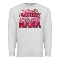 Dove Grey My favorite calls me mama Mother's Day Premium Sweatshirt - FaDigitalArtStudio