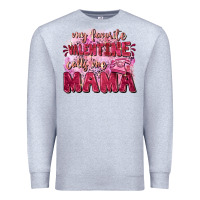 Heather Grey My favorite calls me mama Mother's Day Premium Sweatshirt - FaDigitalArtStudio