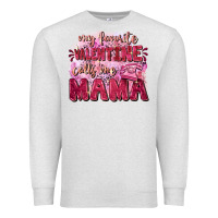 Oatmeal Heather My favorite calls me mama Mother's Day Premium Sweatshirt - FaDigitalArtStudio