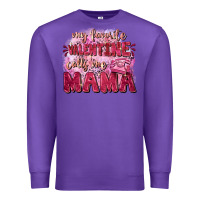 Purple My favorite calls me mama Mother's Day Premium Sweatshirt - FaDigitalArtStudio