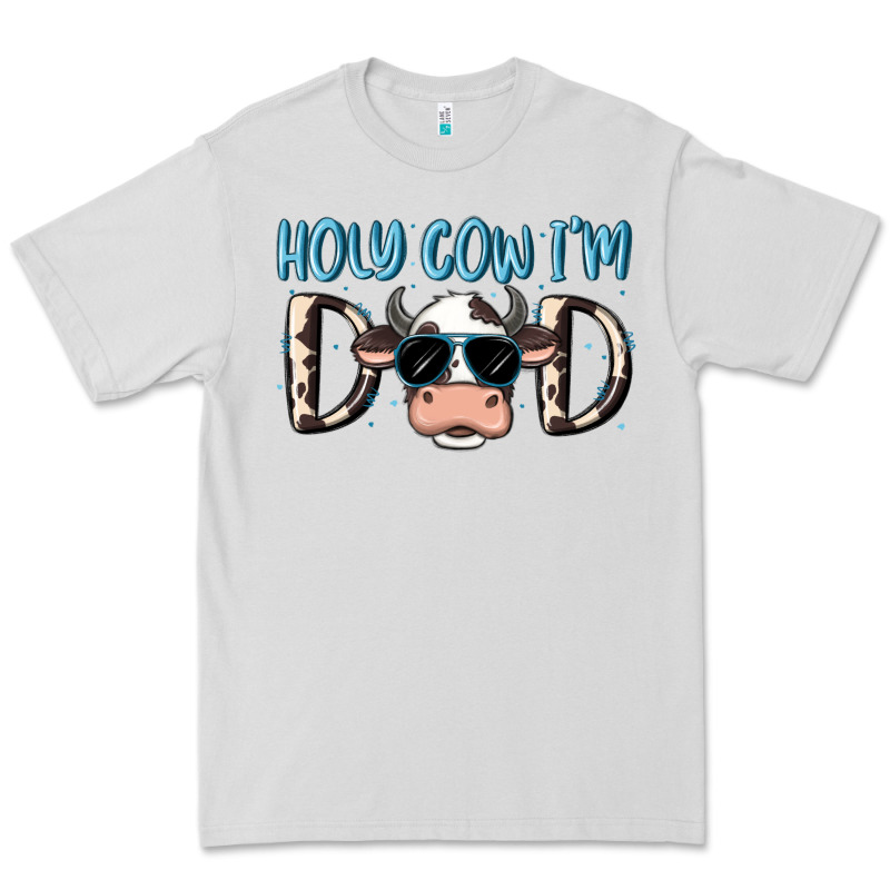 Holy Cow I'm Dad Premium Tee by MaliasSmallBusiness | Teevron