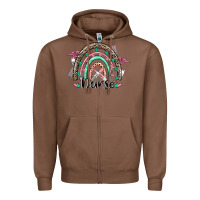 Chestnut nurse rainbow Zipper Hoodie - CowGirlArtShop