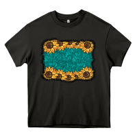 Asphalt sunflower background Heavy Core Tee - BarkalooDesign