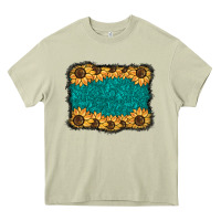 Mossy sunflower background Heavy Core Tee - BarkalooDesign