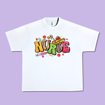 Mexican Spanish Nurse Urban Heavy Tee Designed By Lillyallendesigns