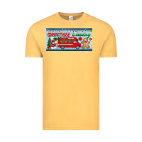 Vintage Mustard christmas is coming license plate Vintage Tee - BundleAndBundleShop