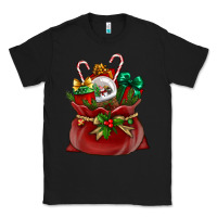 Black christmas santa claus bag Classic Tee - BundleAndBundleShop