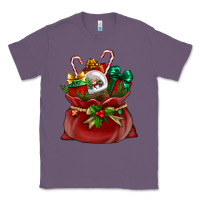 Lavender christmas santa claus bag Classic Tee - BundleAndBundleShop