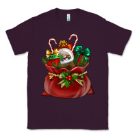 Plum christmas santa claus bag Classic Tee - BundleAndBundleShop