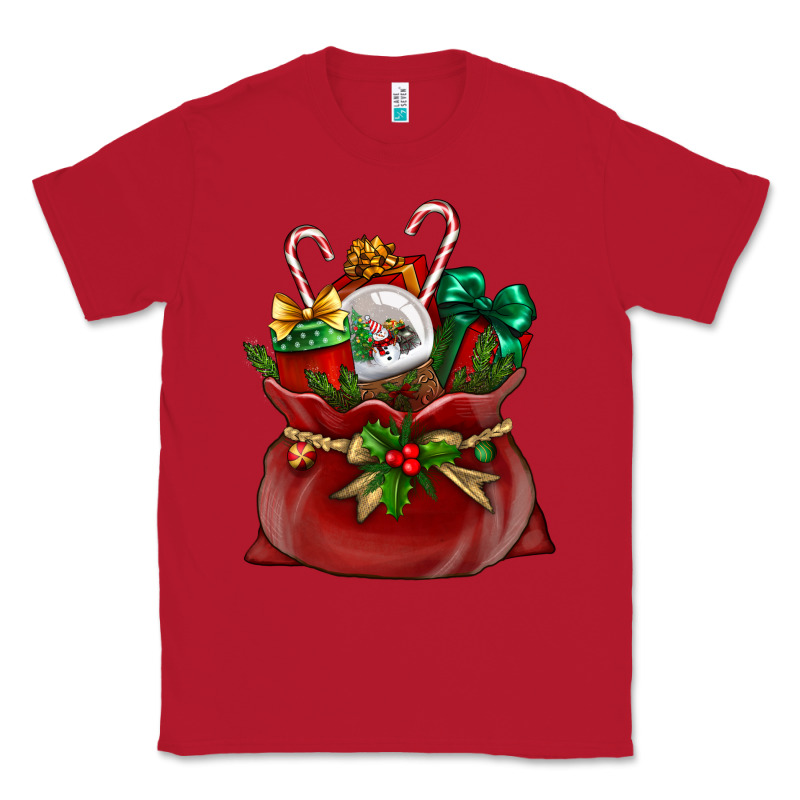 Christmas Santa Claus Bag Classic Tee by BundleAndBundleShop | Teevron