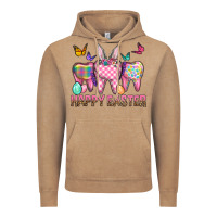 Vintage Coffee Happy Easter Dental And Egg Vintage Hoodie - BundleAndBundleShop