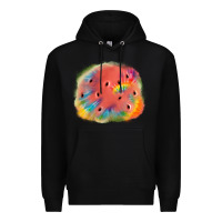 Black tie die watermelon Premium Hoodie - JahusDesignShop