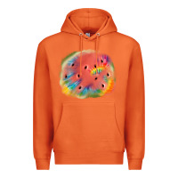Carrot tie die watermelon Premium Hoodie - JahusDesignShop