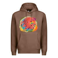 Chestnut tie die watermelon Premium Hoodie - JahusDesignShop