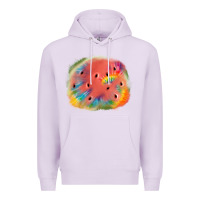 Lilac tie die watermelon Premium Hoodie - JahusDesignShop