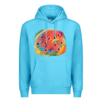 Ocean Blue tie die watermelon Premium Hoodie - JahusDesignShop