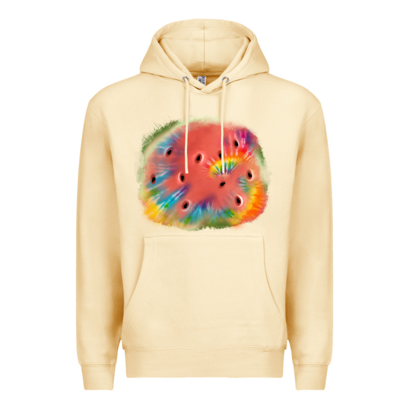 Tie Die Watermelon Premium Hoodie by JahusDesignShop | Teevron