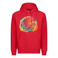 Red tie die watermelon Premium Hoodie - JahusDesignShop