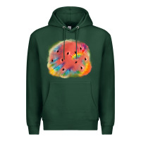 Sports Green tie die watermelon Premium Hoodie - JahusDesignShop