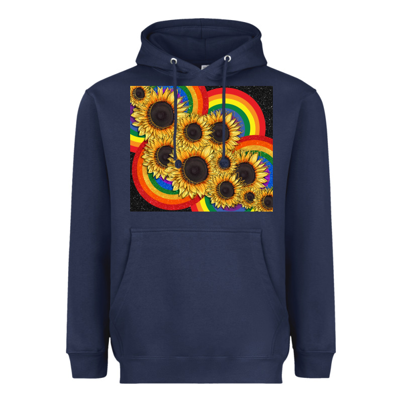 Pride Sunflower Tumbler Heavyweight Hoodie by FaDigitalArtStudio | Teevron