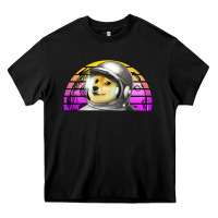 Black dogecoin to the mars Heavy Core Tee - Jasminsmagicworld