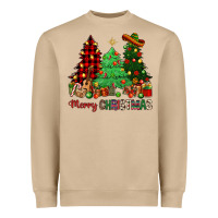 Mushroom merry christmas trees Heavyweight Sweatshirt - NancyCooperArtShop