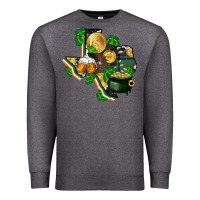 Charcoal Heather texas map st patricks day Premium Sweatshirt - FaDigitalArtStudio
