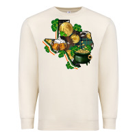 Sandshell texas map st patricks day Premium Sweatshirt - FaDigitalArtStudio