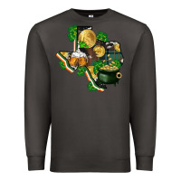 Smoke texas map st patricks day Premium Sweatshirt - FaDigitalArtStudio