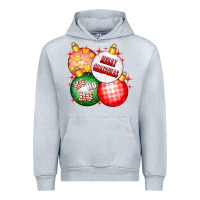 Heather Grey merry christmas ball Urban Hoodie - CowhideDigitalArt