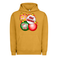 Pigment Peanut Butter merry christmas ball Urban Hoodie - CowhideDigitalArt