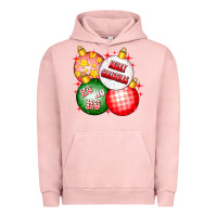 Pigment Salmon merry christmas ball Urban Hoodie - CowhideDigitalArt