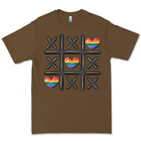 Cacao pride tic tac toe Premium Tee - MaliasSmallBusiness