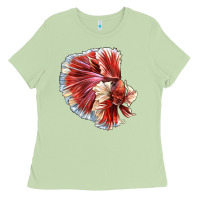 Matcha Betta Fish Ladies Tee - LillyAllenDesigns