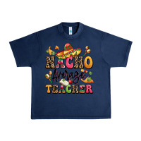 Navy nacho average teacher Urban Heavy Tee - LillyAllenDesigns