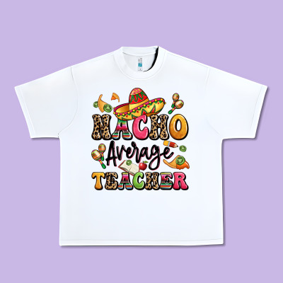 Nacho Average Teacher Urban Heavy Tee Designed By Lillyallendesigns