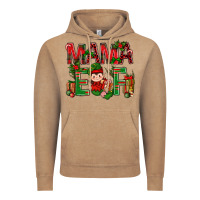 Vintage Coffee Mama Elf With Gift Christmas Vintage Hoodie - BundleAndBundleShop