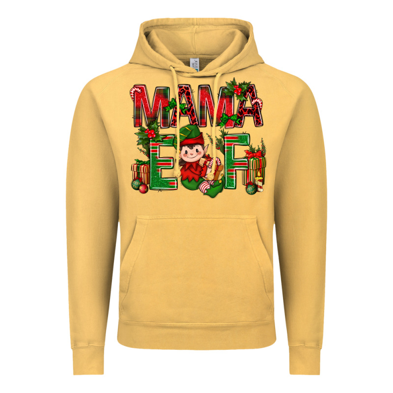 Mama Elf With Gift Christmas Vintage Hoodie by BundleAndBundleShop | Teevron