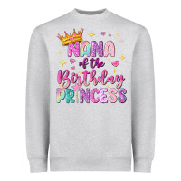 Heather Grey nana of the birthday princess Heavyweight Sweatshirt - NancyCooperArtShop