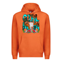 Carrot Girl Mom Cow Flowers Premium Hoodie - CowCowDesign