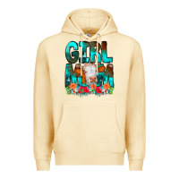 Pina Colada Girl Mom Cow Flowers Premium Hoodie - CowCowDesign