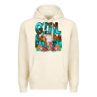 Tofu Girl Mom Cow Flowers Premium Hoodie - CowCowDesign