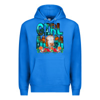 True Royal Girl Mom Cow Flowers Premium Hoodie - CowCowDesign