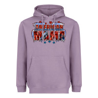 Lavender American Mama Mother's Day Heavyweight Hoodie - FaDigitalArtStudio