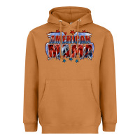 Meerkat American Mama Mother's Day Heavyweight Hoodie - FaDigitalArtStudio