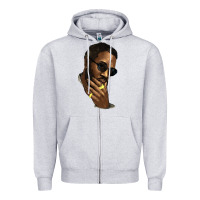 Black Man Zipper Hoodie | Teevron