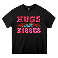 Black hugs and kisses valentines Heavy Core Tee - AdoDesignShop