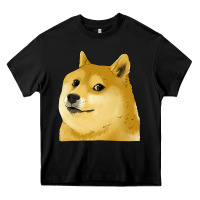Black doge coin shiba dog Heavy Core Tee - Jasminsmagicworld