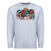 Heather Grey Mom cow Mother's Day Premium Sweatshirt - FaDigitalArtStudio