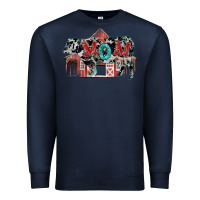 Navy Mom cow Mother's Day Premium Sweatshirt - FaDigitalArtStudio
